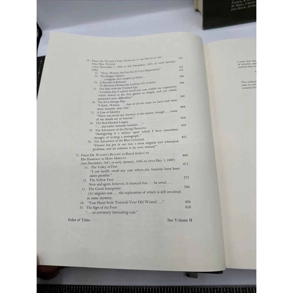 The Annotated Sherlock Holmes: 4 Novels & 56 Short Stories 1976 2 Volume Set #BS